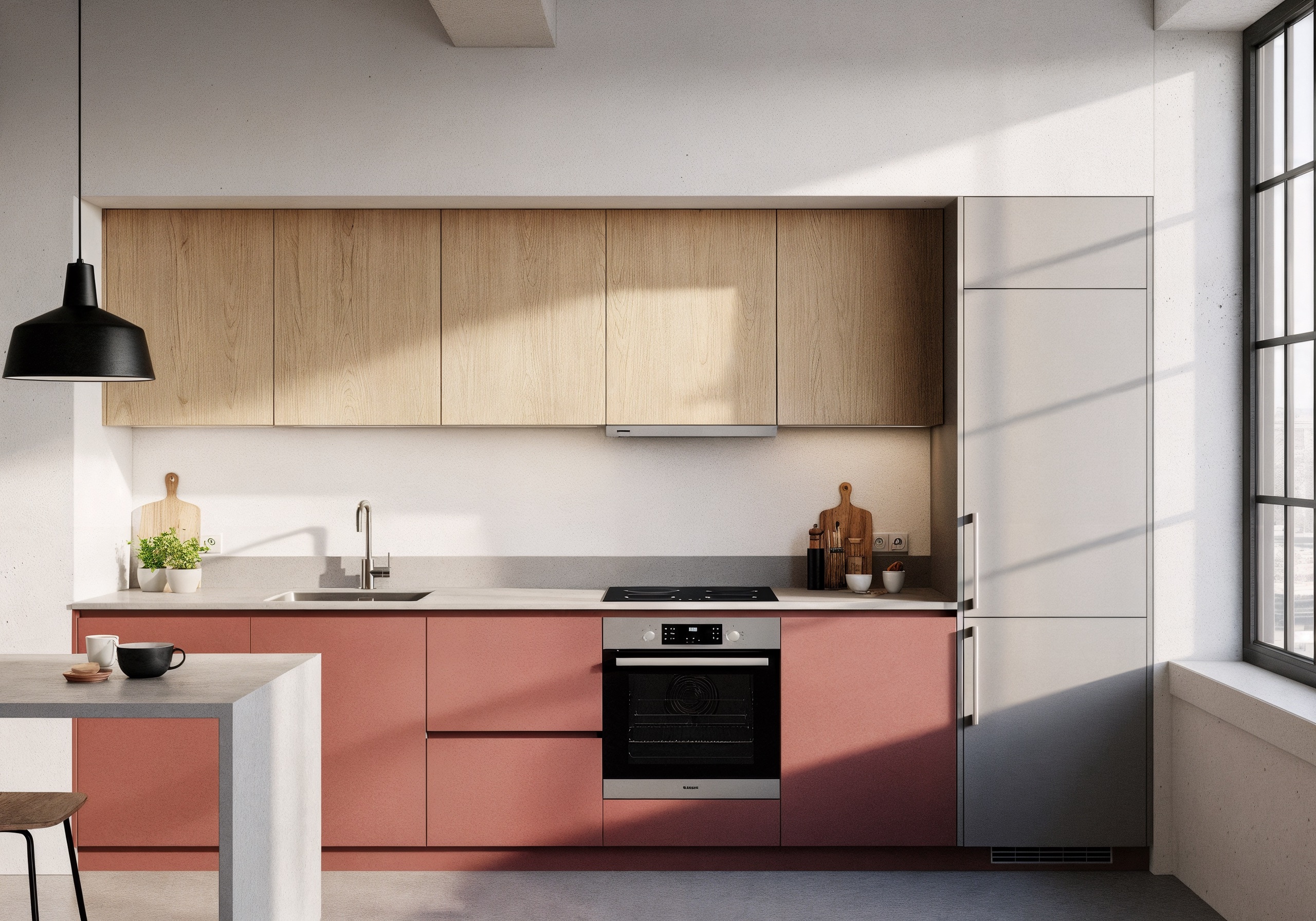 мінімалістична кухня преміум якість приховані системи зберігання дизайн на замовлення